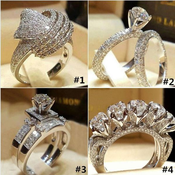 jewelry s925 sterling silver plated rings simulation diamond rings for women fashion of shipping, Golden;silver
jewelry s925 sterling silver plated rings simulation diamond rings for women fashion of shipping, Golden;silver