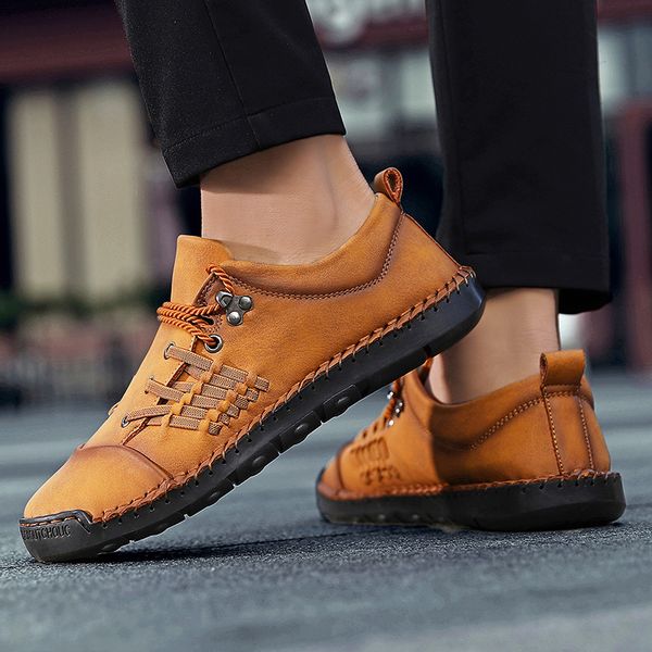 handmade men casual shoes big size 39-48 fashion sneakers genuine leather male loafers moccasins breathable slip on boat shoes, Black
handmade men casual shoes big size 39-48 fashion sneakers genuine leather male loafers moccasins breathable slip on boat shoes, Black