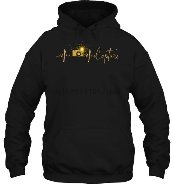 men hoodie capture gold camera heartbeat version women streetwear, Black
men hoodie capture gold camera heartbeat version women streetwear, Black