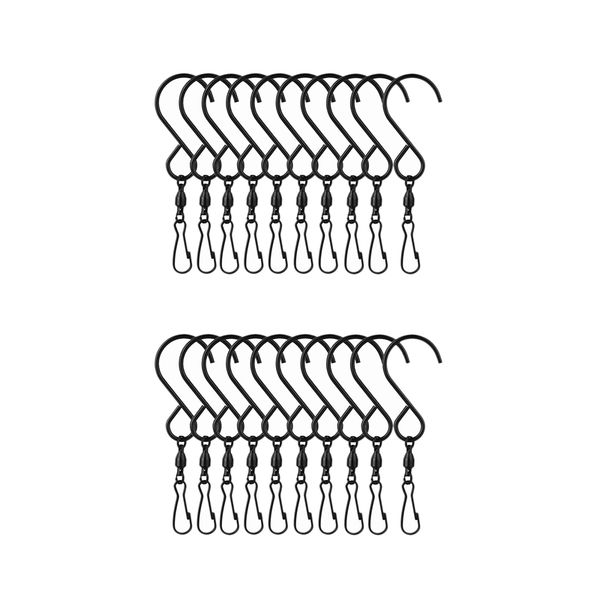 12pcs swivel hooks clips wind spinner s hook clips hanging wind chimes crystal twisters party supplies rotating hook
12pcs swivel hooks clips wind spinner s hook clips hanging wind chimes crystal twisters party supplies rotating hook