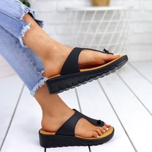 slippers women summer slip on wedge ladies pu leather clip toe fashion shoes woman casual platform female comfort slipper, Black
slippers women summer slip on wedge ladies pu leather clip toe fashion shoes woman casual platform female comfort slipper, Black