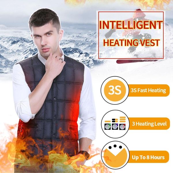 new usb heater hunting vest heated jacket heating winter clothes men thermal outdoor sleeveless vest for hiking climbing fishing, Gray;blue
new usb heater hunting vest heated jacket heating winter clothes men thermal outdoor sleeveless vest for hiking climbing fishing, Gray;blue