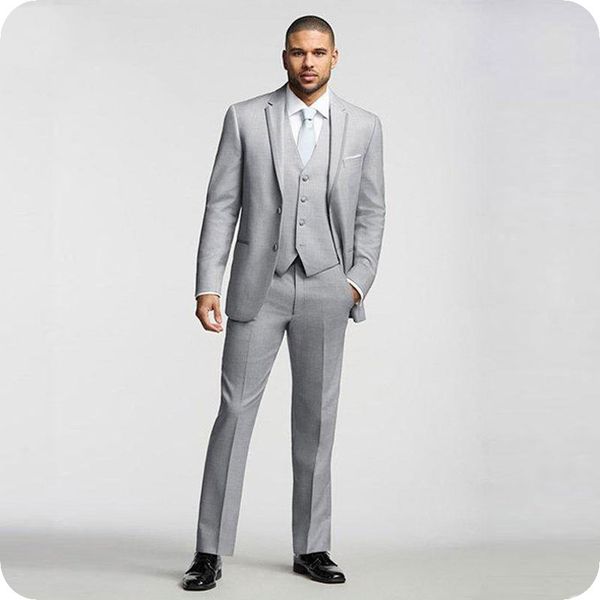 custom made grey men business suits wedding tuxedo groom wear notched lapel slim man blazer jacket 3piece groomsmen suits costume homme, Black;gray
custom made grey men business suits wedding tuxedo groom wear notched lapel slim man blazer jacket 3piece groomsmen suits costume homme, Black;gray