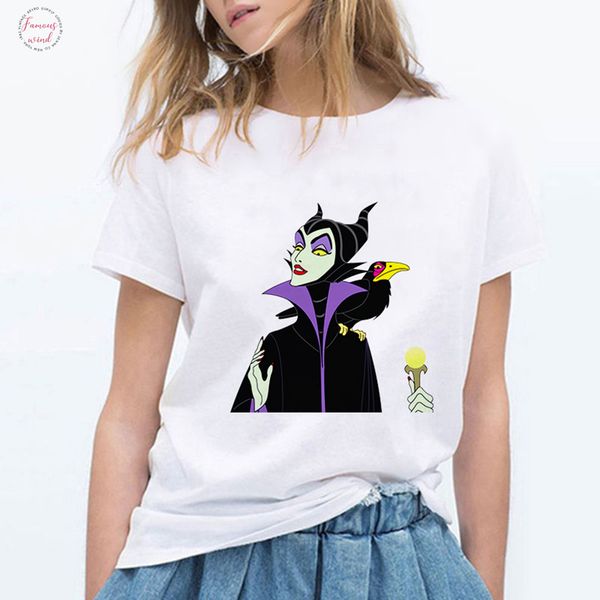 fashion maleficent devil fairy maiden t shirt women casual harajuku streetwear female streetwear vintage roupas feminina tshirt, White
fashion maleficent devil fairy maiden t shirt women casual harajuku streetwear female streetwear vintage roupas feminina tshirt, White