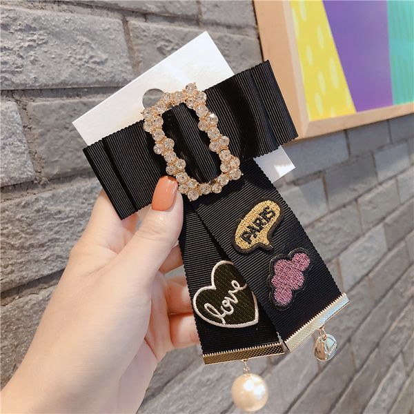 bows bowties ribbon bow brooch collar necktie accessories long needle brooch cloth art dresses suit butterfly for women, Gray 
bows bowties ribbon bow brooch collar necktie accessories long needle brooch cloth art dresses suit butterfly for women, Gray