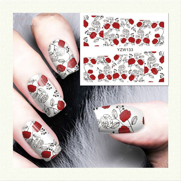 rose flowers nail art stickers 3d water decals diy drawing spring nailart decoration minimalism japanese decors for design, Black
rose flowers nail art stickers 3d water decals diy drawing spring nailart decoration minimalism japanese decors for design, Black