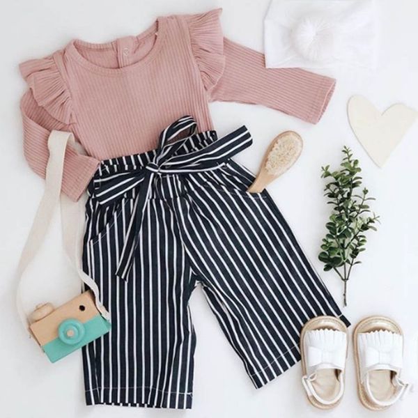 2piece autumn baby girl boy clothes newborn sets outfit pink long short romper bodysuit stripe long pants kit top, White
2piece autumn baby girl boy clothes newborn sets outfit pink long short romper bodysuit stripe long pants kit top, White