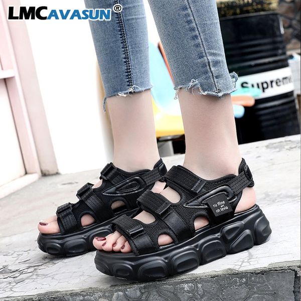 lmcavasun women sandals 2020 new fashion ladies casual shoes wedges buckle strap platform shoes 5 cm summer sandals, Black
lmcavasun women sandals 2020 new fashion ladies casual shoes wedges buckle strap platform shoes 5 cm summer sandals, Black