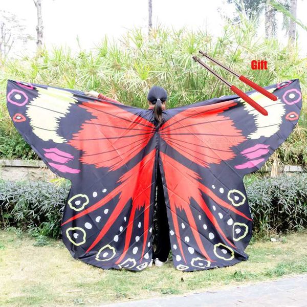 women kids butterfly wings dancing girl belly dance costumes accessory butterfly wing festival wear kids with sticks, Black;red
women kids butterfly wings dancing girl belly dance costumes accessory butterfly wing festival wear kids with sticks, Black;red