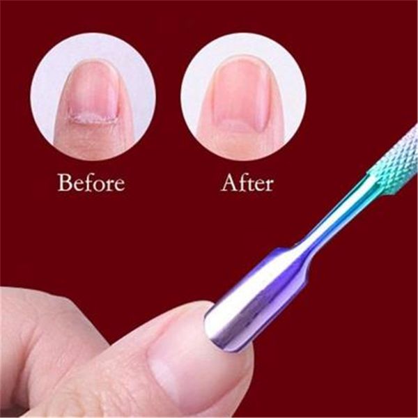 двойной закончилось хамелеон для ногтей кутикулы pusher dead skin remover радуга из нержавеющей стали маникюр педикюр nail art tool 4 patter
двойной закончилось хамелеон для ногтей кутикулы pusher dead skin remover радуга из нержавеющей стали маникюр педикюр nail art tool 4 patter