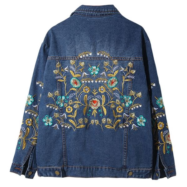 s-5xl plus size women clothing new fashion flower embroidery denim jacket women loose jean coat short jacket, Black;brown
s-5xl plus size women clothing new fashion flower embroidery denim jacket women loose jean coat short jacket, Black;brown