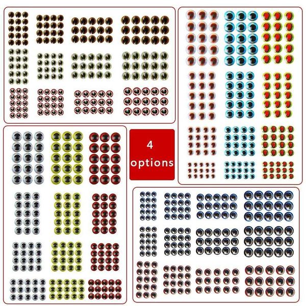 549pcs 3mm 4mm 5mm 6mm 3d fishing lure eyes mixed color fly tying material holographic eye fishing accessories sticker
549pcs 3mm 4mm 5mm 6mm 3d fishing lure eyes mixed color fly tying material holographic eye fishing accessories sticker