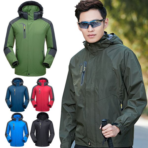 men sports thin windproof coat hiking jackets hoodie mountain wear snowboarding outdoor for spring fall, Blue;black
men sports thin windproof coat hiking jackets hoodie mountain wear snowboarding outdoor for spring fall, Blue;black