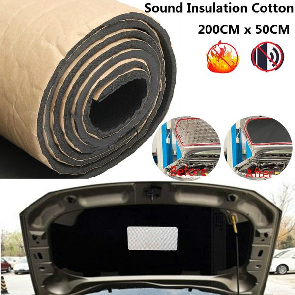 200cmx50cm car van sound proofing deadening insulation cotton foam protector auto heat sound insulation mat car accessories
200cmx50cm car van sound proofing deadening insulation cotton foam protector auto heat sound insulation mat car accessories