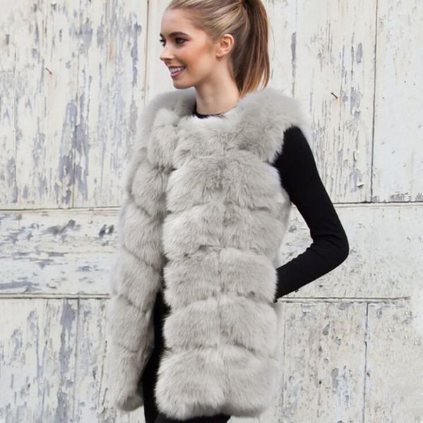 fake fur vest long winter women new fashion casual warm slim sleeveless fake fur coat jacket women casaco feminino, Black
fake fur vest long winter women new fashion casual warm slim sleeveless fake fur coat jacket women casaco feminino, Black