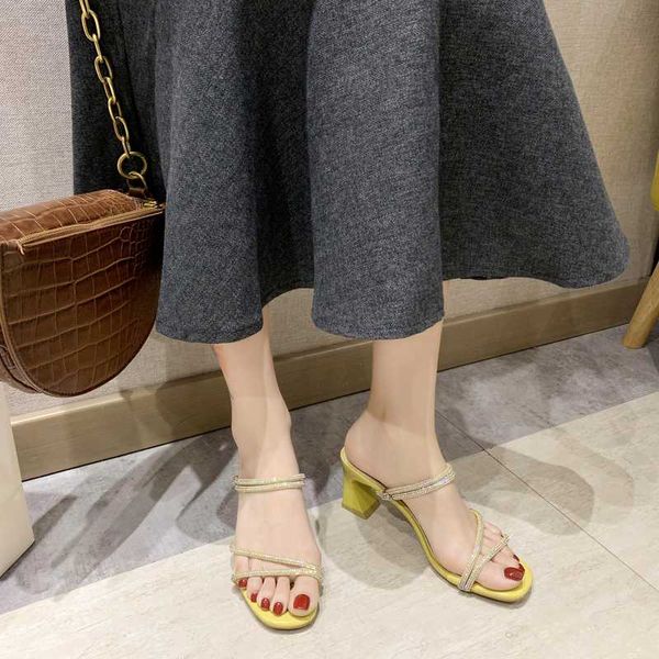 sandals candy colors high heel slippers women crystal narrow band shoes summer fashion slip-on 2021, Black
sandals candy colors high heel slippers women crystal narrow band shoes summer fashion slip-on 2021, Black
