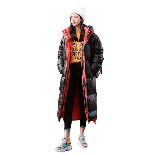 new large size hooded thicken warm outerwear glossy winter parka female 2020 winter jacket woman long quilted coat, Black
new large size hooded thicken warm outerwear glossy winter parka female 2020 winter jacket woman long quilted coat, Black