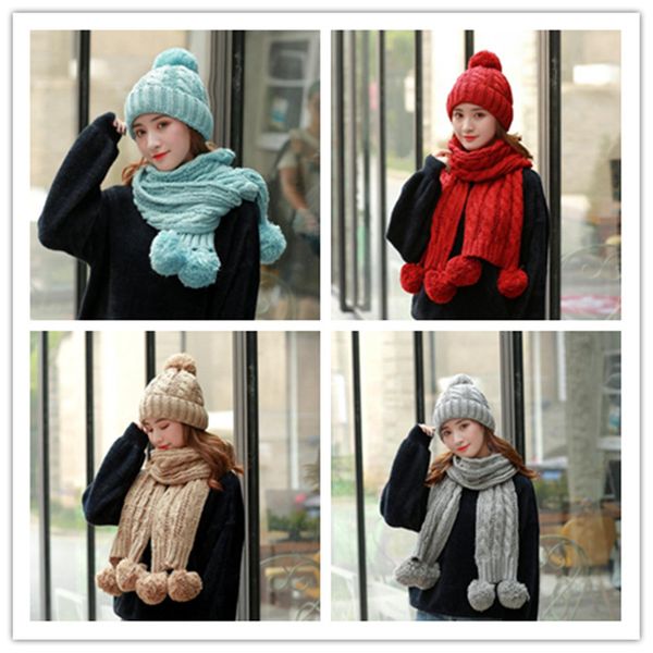 lady knitted beanie scarf with ball fashion cap scarf 2 pieces set pure color beanies ski cap girl knit ring scarves wy479q, Yellow
lady knitted beanie scarf with ball fashion cap scarf 2 pieces set pure color beanies ski cap girl knit ring scarves wy479q, Yellow