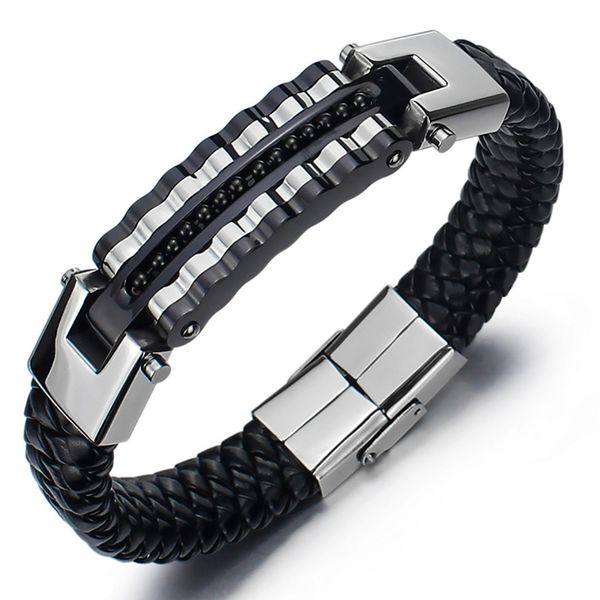 men's bracelets woven pu bracelet fashion rock song special punk black, Golden;silver
men's bracelets woven pu bracelet fashion rock song special punk black, Golden;silver