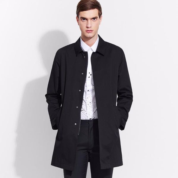 brand men clothing 2016fashion spring 100%cotton men long black trench coat zipper single breasted overcoat jacket business, Tan;black
brand men clothing 2016fashion spring 100%cotton men long black trench coat zipper single breasted overcoat jacket business, Tan;black