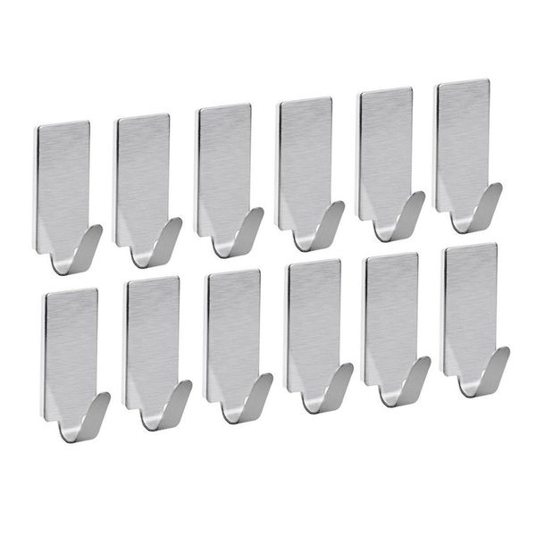 6/12pcs hook rack adhesive stainless steel towel hooks robe hanging hooks hats bag family robe hats bag key adhesive wall hanger
6/12pcs hook rack adhesive stainless steel towel hooks robe hanging hooks hats bag family robe hats bag key adhesive wall hanger