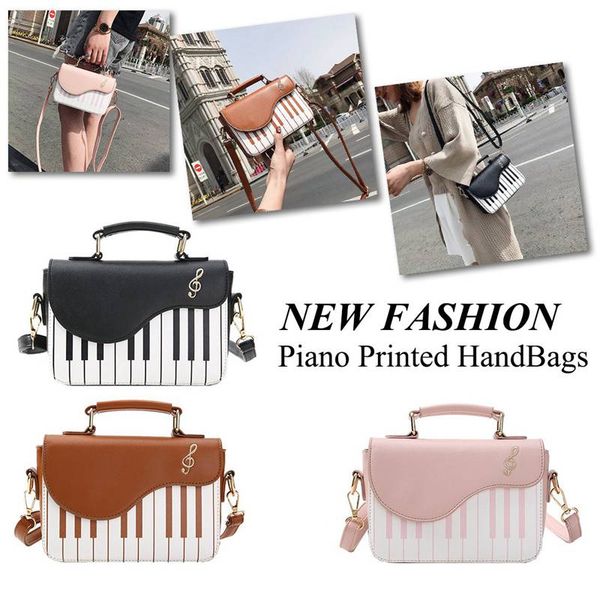 black new fashion hit color piano printing handbag sweet wind fresh shoulder diagonal portable small bag
black new fashion hit color piano printing handbag sweet wind fresh shoulder diagonal portable small bag