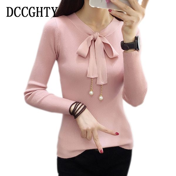 autumn sweater women v neck pullover fall 2018 pull femme long sleeve women knitted sweater bow tie fashion beaded elastic, White;black
autumn sweater women v neck pullover fall 2018 pull femme long sleeve women knitted sweater bow tie fashion beaded elastic, White;black