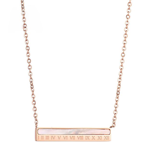 fashion rose gold roman numbers necklace shell pendant for women adjustable chain link charm anniversary mother gift, Silver
fashion rose gold roman numbers necklace shell pendant for women adjustable chain link charm anniversary mother gift, Silver