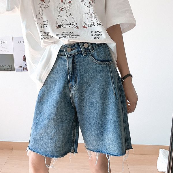 women summer high waist shorts loose straight denim shorts vaqueros mujer short jeans femme streetwear ladies jeans capris, White;black
women summer high waist shorts loose straight denim shorts vaqueros mujer short jeans femme streetwear ladies jeans capris, White;black