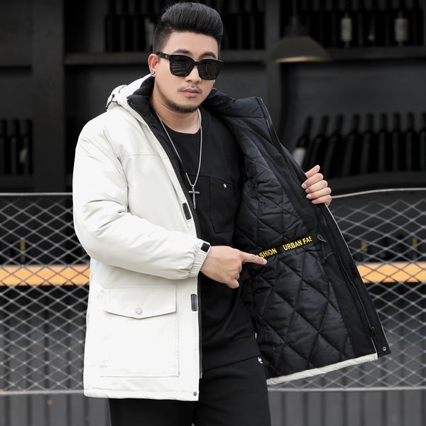 plus size new men winter jacket coat fashion quality cotton padded windproof thick warm soft brand clothing hooded male parkas, Black
plus size new men winter jacket coat fashion quality cotton padded windproof thick warm soft brand clothing hooded male parkas, Black