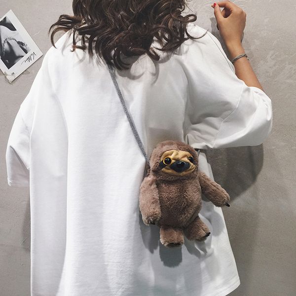 fashion women cute koala sloth-like plush crossbody bag chain weird bag shoulder bags wholesale 10h
fashion women cute koala sloth-like plush crossbody bag chain weird bag shoulder bags wholesale 10h