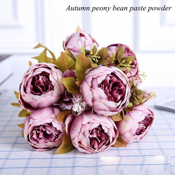 11 heads/bouquet peonies artificial flowers silk peonies bouquet white pink wedding home decoration fake peony rose flower
11 heads/bouquet peonies artificial flowers silk peonies bouquet white pink wedding home decoration fake peony rose flower