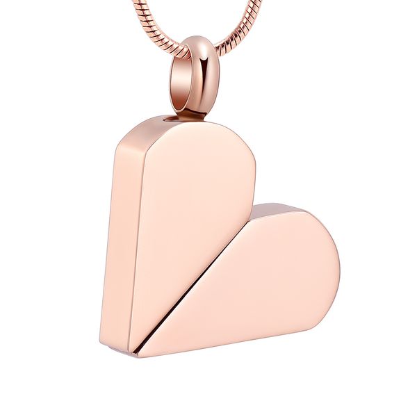 ijd11331 rose gold heart shaped deformable pendant stainless steel carved cremation souvenir for ash urn keepsake memorial necklace jewelry, Silver
ijd11331 rose gold heart shaped deformable pendant stainless steel carved cremation souvenir for ash urn keepsake memorial necklace jewelry, Silver