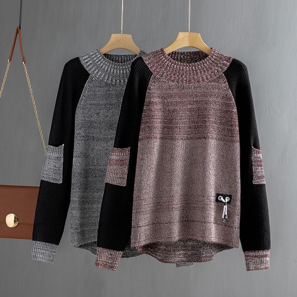 gigogou plus size xl-4xl women turtleneck sweater oversize med-long pullover sweaters color block thick knitted female jumper ly191210, White;black
gigogou plus size xl-4xl women turtleneck sweater oversize med-long pullover sweaters color block thick knitted female jumper ly191210, White;black