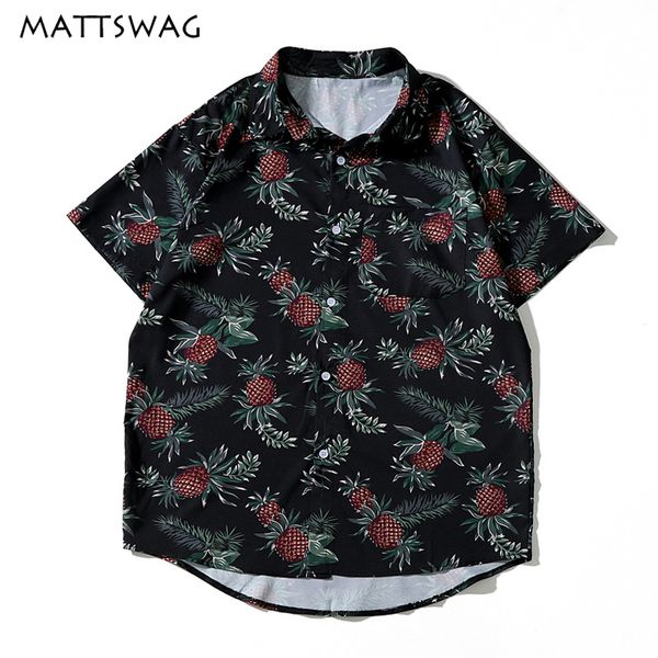 mattswag pineapple flower leaf print men short sleeve summer hawaiian casual mens shirt button tropical beach hawaii shirts male, White;black
mattswag pineapple flower leaf print men short sleeve summer hawaiian casual mens shirt button tropical beach hawaii shirts male, White;black