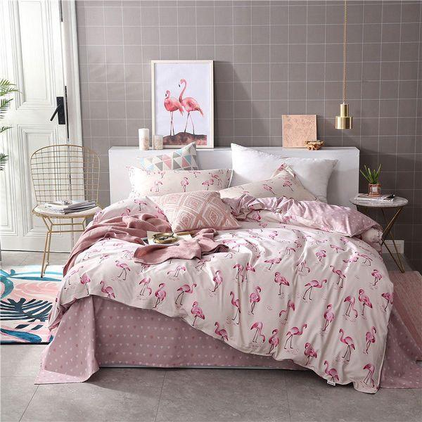 pink flamingo 4pcs kid bed cover set cartoon duvet cover child bed sheets and pillowcases comforter bedding set 2tj-61002
pink flamingo 4pcs kid bed cover set cartoon duvet cover child bed sheets and pillowcases comforter bedding set 2tj-61002