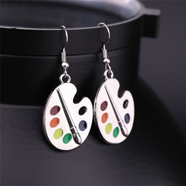 creative silver earrings artist earrings bright artist palette for women girls jewelry wonderful silver party gift
creative silver earrings artist earrings bright artist palette for women girls jewelry wonderful silver party gift