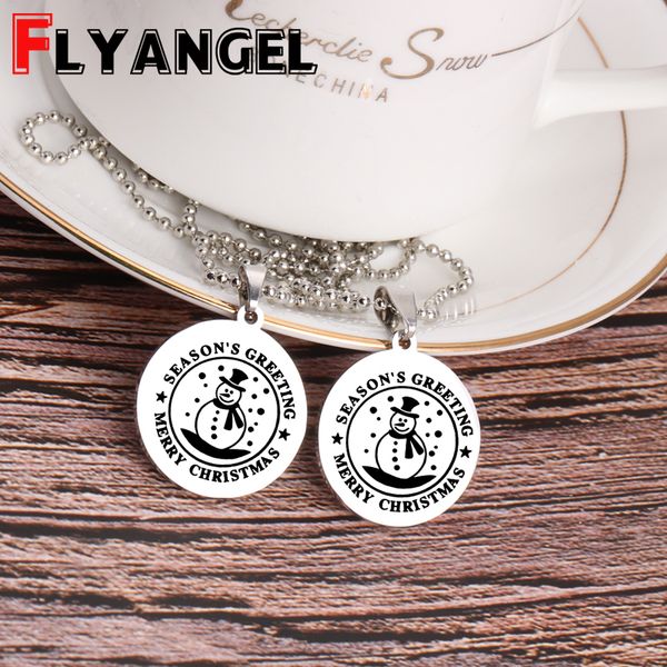 fashion jewelry pendant necklace season's greeting merry christmas snowman choker gift for family friend simple souvenir tag, Silver
fashion jewelry pendant necklace season's greeting merry christmas snowman choker gift for family friend simple souvenir tag, Silver