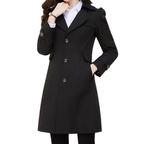 women's trench coats high-quality windbreaker coat spring autumn 2021 korean fashion slim medium long suit collar small jacket overcoat, Tan;black
women's trench coats high-quality windbreaker coat spring autumn 2021 korean fashion slim medium long suit collar small jacket overcoat, Tan;black