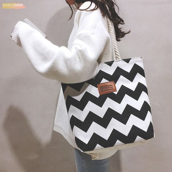 h25 2020 ladies handbags striped print cloth stripes canvas shoulder bag tote bag cotton travel women eco reusable shopping bags bolsas
h25 2020 ladies handbags striped print cloth stripes canvas shoulder bag tote bag cotton travel women eco reusable shopping bags bolsas