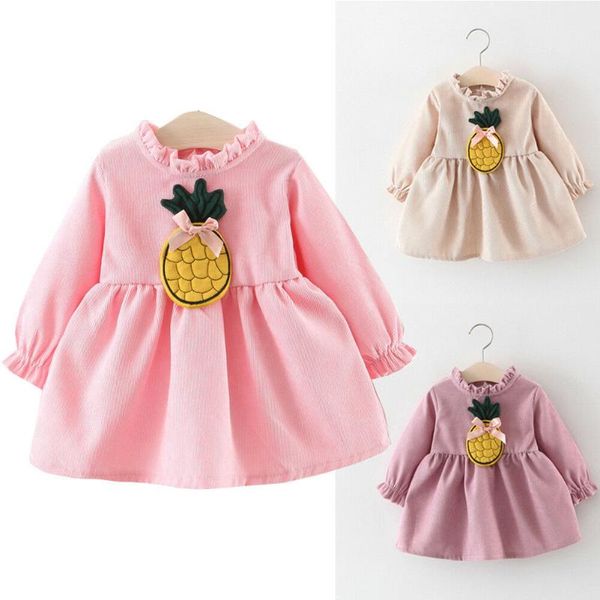 girl's dresses toddler pineapple baby girls long sleeve ruched pink summer clothes, Red;yellow
girl's dresses toddler pineapple baby girls long sleeve ruched pink summer clothes, Red;yellow