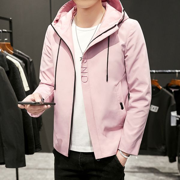 new men jacket spring casual hooded outfit windbreaker pink beige black breathable letter embroidery mens jackets and coats sale, Black;brown
new men jacket spring casual hooded outfit windbreaker pink beige black breathable letter embroidery mens jackets and coats sale, Black;brown
