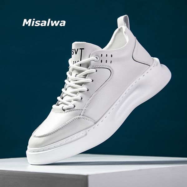 misalwa high men sneakers white fashion casual leather shoe thick sole comfortable team work uniform shoe man loafers trendy, Black
misalwa high men sneakers white fashion casual leather shoe thick sole comfortable team work uniform shoe man loafers trendy, Black