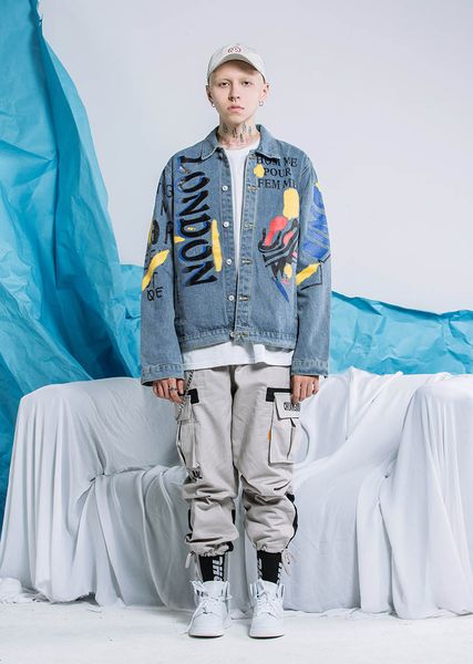 2020 london logo designer denim jacket long-sleeved menswear womenswear street fashion element letter print pattern,m-xxl surprise price, Black;brown
2020 london logo designer denim jacket long-sleeved menswear womenswear street fashion element letter print pattern,m-xxl surprise price, Black;brown