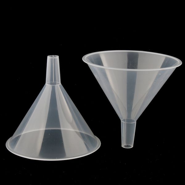 2pcs 150mm plastic transparent funnel for kitchen laboratory liquid transfer
2pcs 150mm plastic transparent funnel for kitchen laboratory liquid transfer