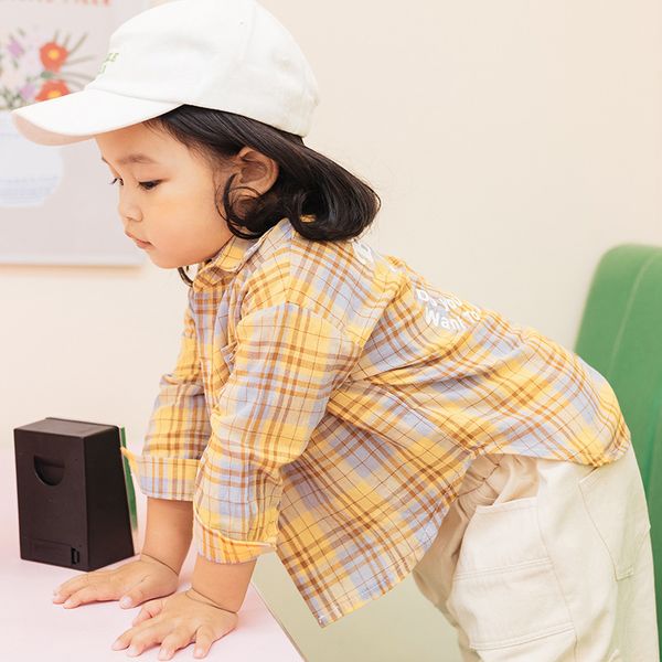 Korean-style Childrenswear Plaid Shirt Children Long-sleeve Blouse Girls Fold-down Collar Tops Baby Western Style 2020 Spring Cl
Korean-style Childrenswear Plaid Shirt Children Long-sleeve Blouse Girls Fold-down Collar Tops Baby Western Style 2020 Spring Cl