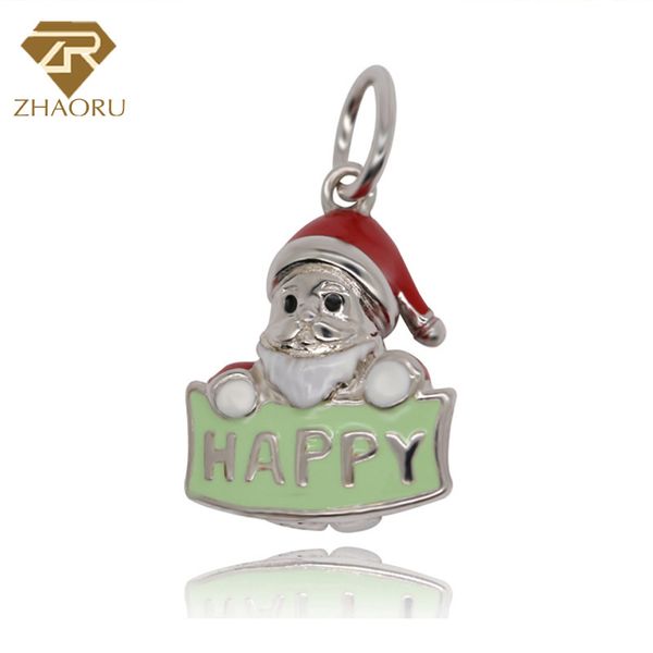zhaoru 100% 925 sterling silver pendant women trendy 925 silver charm bracelet white gold fine father christmas charm
zhaoru 100% 925 sterling silver pendant women trendy 925 silver charm bracelet white gold fine father christmas charm