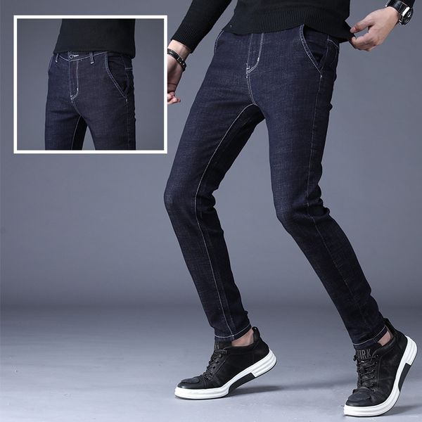 men's jeans for men casual streetwear autumn male trousers pants classic mens skinny denim slim designer straight, Blue
men's jeans for men casual streetwear autumn male trousers pants classic mens skinny denim slim designer straight, Blue
