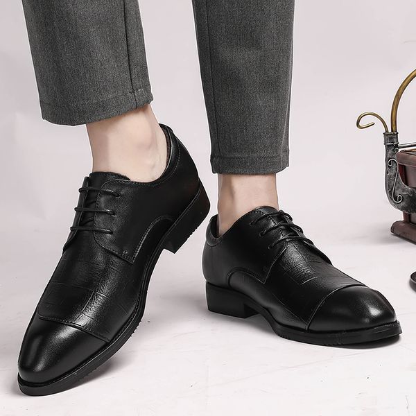 formal office shoes four seasons genuine leather men shoes pointed toe hand-made casual flats men business oxfords leather, Black
formal office shoes four seasons genuine leather men shoes pointed toe hand-made casual flats men business oxfords leather, Black