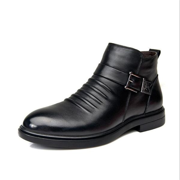 2019 the black ankle boots genuine leather men winter boots fashion men comfortable zipper office footwear
2019 the black ankle boots genuine leather men winter boots fashion men comfortable zipper office footwear